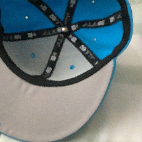 LA Dodgers Official New Era Turquoise 59FIFTY Fitted Baseball Cap-6 7/8" - Picture 6 of 9